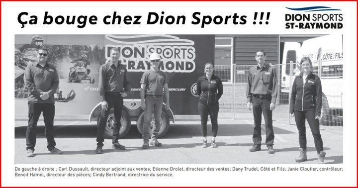 Toute une transformation pour Dion Sports !
