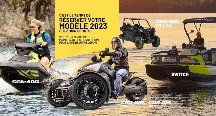 C’est le temps de réserver votre modèle 2023